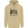 A Cricket Bat for My Wife Best Swap Ever! Mens 80% Cotton Hoodie Sand
