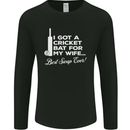 A Cricket Bat for My Wife Best Swap Ever! Mens Long Sleeve T-Shirt Black