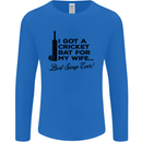 A Cricket Bat for My Wife Best Swap Ever! Mens Long Sleeve T-Shirt Royal Blue