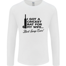 A Cricket Bat for My Wife Best Swap Ever! Mens Long Sleeve T-Shirt White
