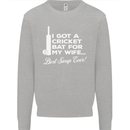 A Cricket Bat for My Wife Best Swap Ever! Mens Sweatshirt Jumper White