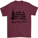 A Cricket Bat for My Wife Best Swap Ever! Mens T-Shirt Cotton Gildan Maroon