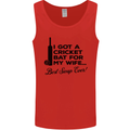 A Cricket Bat for My Wife Best Swap Ever! Mens Vest Tank Top Red