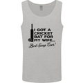 A Cricket Bat for My Wife Best Swap Ever! Mens Vest Tank Top Sports Grey
