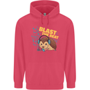 A DJ Hedgehog Headphones Pop Music Childrens Kids Hoodie Heliconia