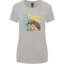 A DJ Hedgehog Headphones Pop Music Womens Wider Cut T-Shirt Sports Grey