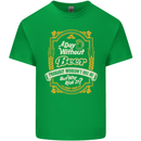 A Day Without Beer? Funny Alcohol Mens Cotton T-Shirt Tee Top Irish Green