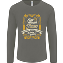 A Day Without Beer? Funny Alcohol Mens Long Sleeve T-Shirt Charcoal