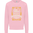 A Day Without Beer? Funny Alcohol Mens Sweatshirt Jumper Light Pink