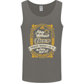 A Day Without Beer? Funny Alcohol Mens Vest Tank Top Charcoal
