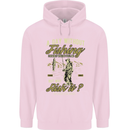 A Day Without Fishing Funny Fisherman Childrens Kids Hoodie Light Pink