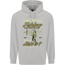 A Day Without Fishing Funny Fisherman Childrens Kids Hoodie Sports Grey