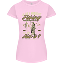 A Day Without Fishing Funny Fisherman Womens Petite Cut T-Shirt Light Pink