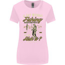A Day Without Fishing Funny Fisherman Womens Wider Cut T-Shirt Light Pink