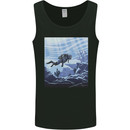 A Deep Sea Scuba Diver Diving Mens Vest Tank Top Black