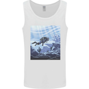 A Deep Sea Scuba Diver Diving Mens Vest Tank Top White