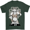 A Female Viking Shield Maiden Warrior Mens T-Shirt 100% Cotton Forest Green