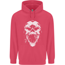 A Football Skull Footy Soccer Childrens Kids Hoodie Heliconia