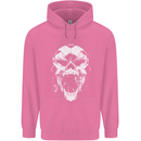 A Football Skull Footy Soccer Mens 80% Cotton Hoodie Azelea