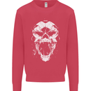A Football Skull Footy Soccer Mens Sweatshirt Jumper Heliconia