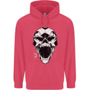 A Football Skull Soccer Footy Childrens Kids Hoodie Heliconia