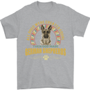 A German Shepherd Dog Mens T-Shirt 100% Cotton Sports Grey