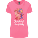 A Girl Who Loves Books Bookworm Reading Womens Wider Cut T-Shirt Azalea