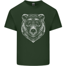 A Grizzly Bear Mens Cotton T-Shirt Tee Top Forest Green