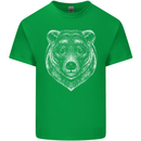 A Grizzly Bear Mens Cotton T-Shirt Tee Top Irish Green