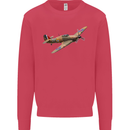 A Hawker Hurricane Flying Solo Kids Sweatshirt Jumper Heliconia