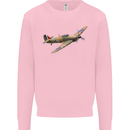 A Hawker Hurricane Flying Solo Kids Sweatshirt Jumper Light Pink