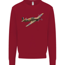 A Hawker Hurricane Flying Solo Kids Sweatshirt Jumper Red