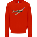 A Hawker Hurricane Flying Solo Mens Sweatshirt Jumper Bright Red