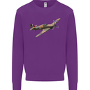 A Hawker Hurricane Flying Solo Mens Sweatshirt Jumper Purple