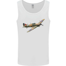 A Hawker Hurricane Flying Solo Mens Vest Tank Top White
