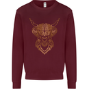 A Highland Cow Drawing Mens Sweatshirt Jumper Maroon