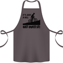 A Hill Get Over It Cycling Cyclist Funny Cotton Apron 100% Organic Dark Grey