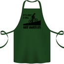 A Hill Get Over It Cycling Cyclist Funny Cotton Apron 100% Organic Forest Green