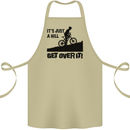 A Hill Get Over It Cycling Cyclist Funny Cotton Apron 100% Organic Khaki