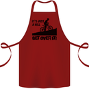 A Hill Get Over It Cycling Cyclist Funny Cotton Apron 100% Organic Maroon