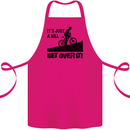 A Hill Get Over It Cycling Cyclist Funny Cotton Apron 100% Organic Pink