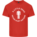 A Little Head Funny Offensive Slogan Mens Cotton T-Shirt Tee Top Red