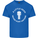 A Little Head Funny Offensive Slogan Mens Cotton T-Shirt Tee Top Royal Blue