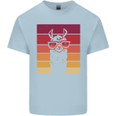 A Llama Wearing Shades Kids T-Shirt Childrens Light Blue