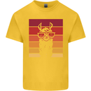 A Llama Wearing Shades Kids T-Shirt Childrens Yellow