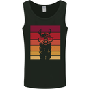 A Llama Wearing Shades Mens Vest Tank Top Black