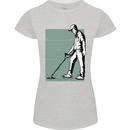A Man Metal Detecting Detector Womens Petite Cut T-Shirt Sports Grey