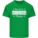 A Moment of Science Please Funny Geek Mens Cotton T-Shirt Tee Top Irish Green