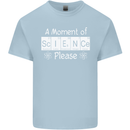 A Moment of Science Please Funny Geek Mens Cotton T-Shirt Tee Top Light Blue