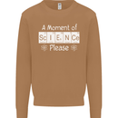 A Moment of Science Please Funny Geek Mens Sweatshirt Jumper Caramel Latte